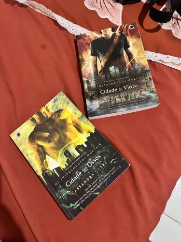 Livro cidade dos ossos e cidade de vidro