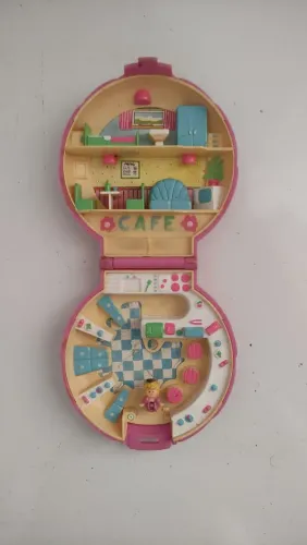 Polly Pocket Vintage Bluebird 1989 Polly's Cafe Compact