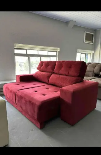 SOFA RETRATIL RECLINÁVEL 2MT 