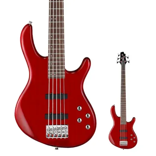 Baixo Cort Action Bass V Plus 5 cordas vermelho TR 5 cordas ativo