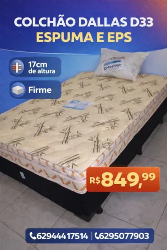 Colchão Dallas D33 casal