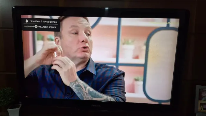 TV PHILIPS LCD 40 POLEGADAS COM LEVE DEFEITO NA TELA