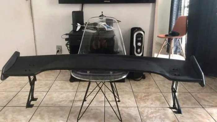 Aerofólio GT Wing Racing em ABS universal 