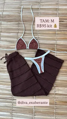 Kit calça e biquíni 
