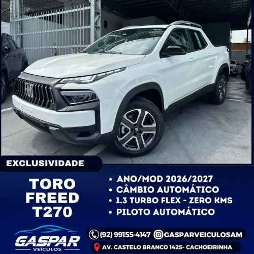 Fiat Toro Freedom 1.3 T270 4X2 Flex AUT 2027