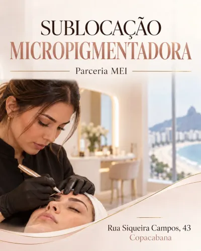 Sublocamos pra micropigmentadora, parceria mei