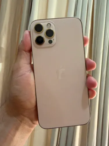 iPhone 12 Pro Max gold 512 semi novo