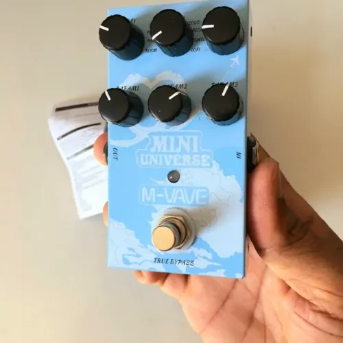 Pedal Reverb M-Vave Mini Universe - Ótimo Estado (Uso em Igreja)