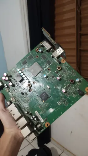 Placa mãe Xbox 360 slim com seu cooler
