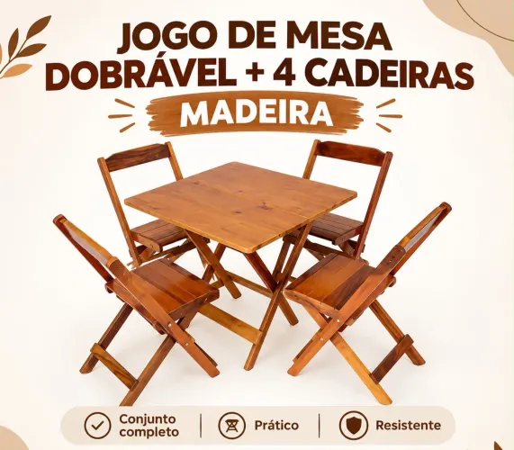 Jogos de mesas dobráveis