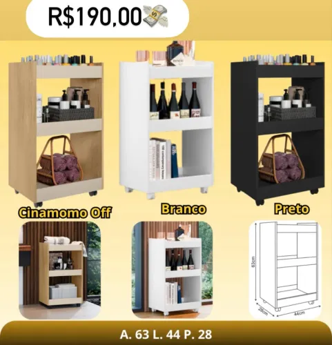 Aparador Carrinho