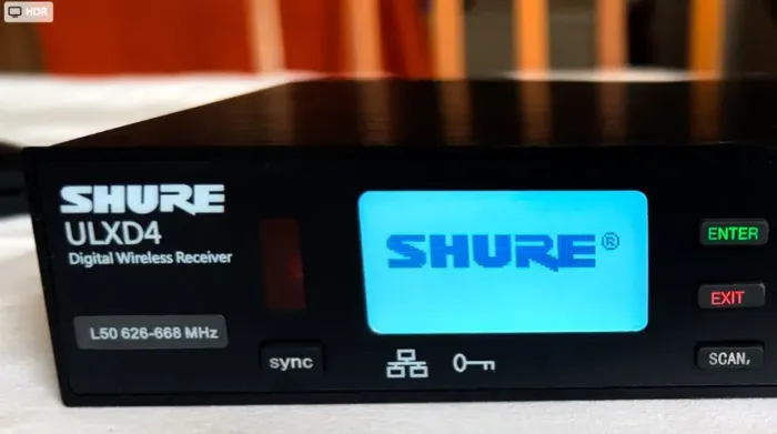Microfone Sem Fio Shure Beta 58 ULXD2 E Receptor ULXD4