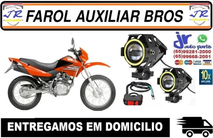 Par Farol de Milha Led Angel Eyes Bros 2006