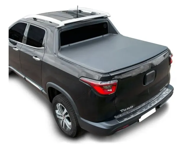 Capota Marítima Fiat Toro 2016 até 2022 Alumínio Flash Force, instalado.