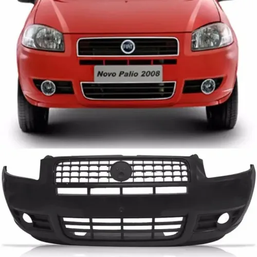 Parachoque Fiat Palio 2008/2009 - Dianteiro Preto - R2A