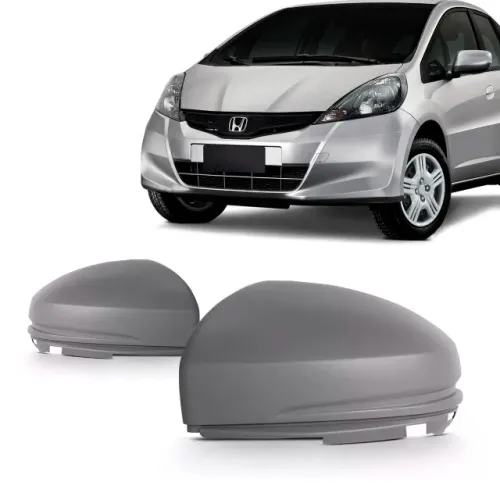 Capa de Retrovisor Honda Fit 2015 à 2021 - Superior Prime - Abertura P/ Pisca - LD LE