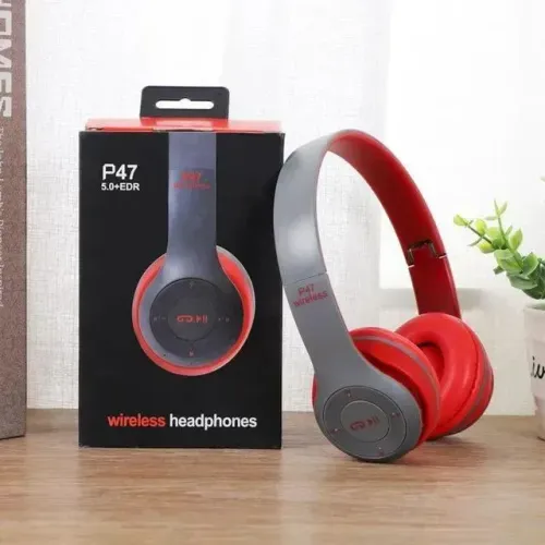 Fone de Ouvido Bluetooth P47 - Sem Fio - Novo!