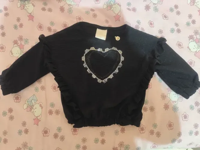 Cropped infantil novo 