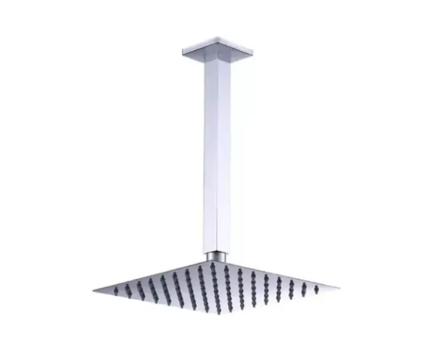 Chuveiro Ducha Slim Quadrado De Teto 20x20cm Cromado Belcca