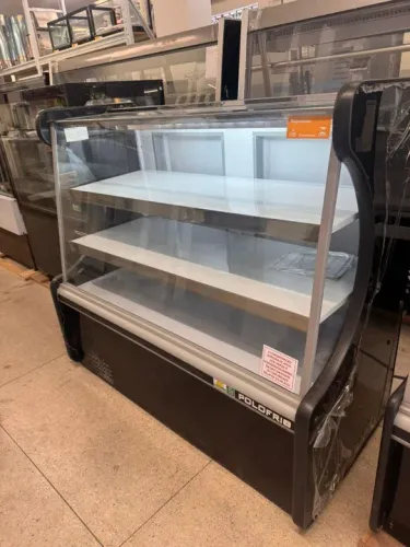 Balcão refrigerado para bebidas, frios e laticínios - 2 placa frias - tamanho 1,25m