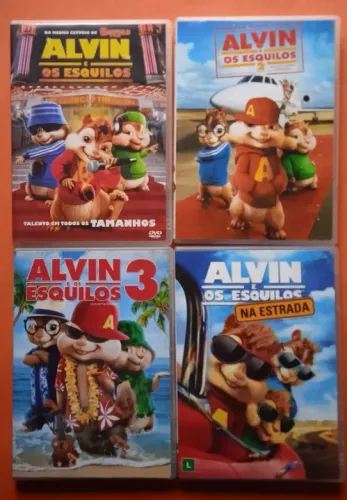Dvd Alvin e os Esquilos - 4 Filmes