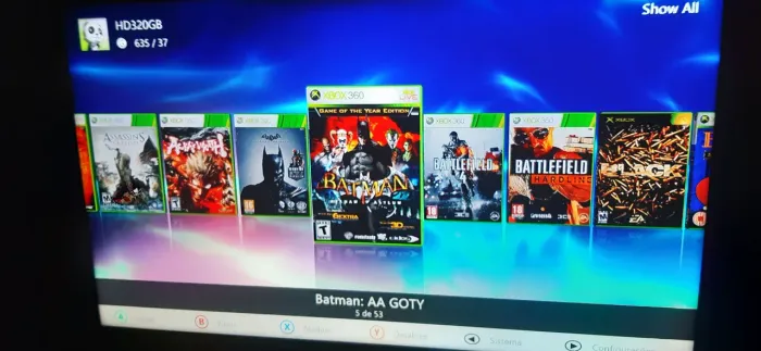 hd interno para xbox 360 rgh - 320gb - já é o menor preço