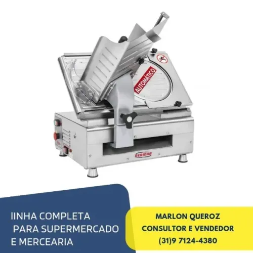 Cortador de Frios Automatico Inox Bermar