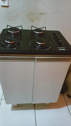 Vendo Fogão Cook Top + Suporte / Seminovo