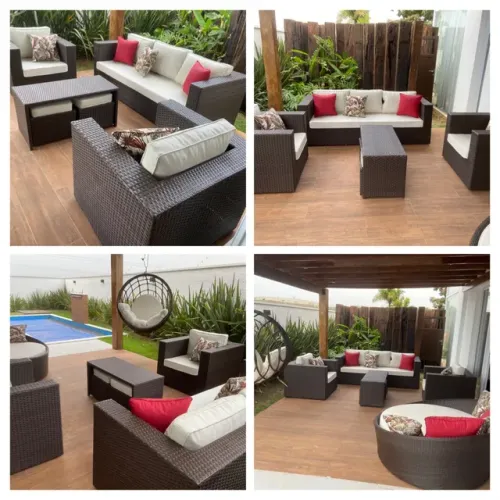 Conjuntos externos área gourmet / jardim/ pergolado