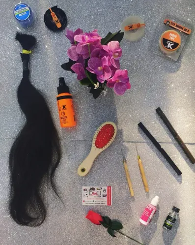 Cabelo Humano Barato 50cm 44g 6,00 Regional Liso Leve Ondulado Castanho Medio