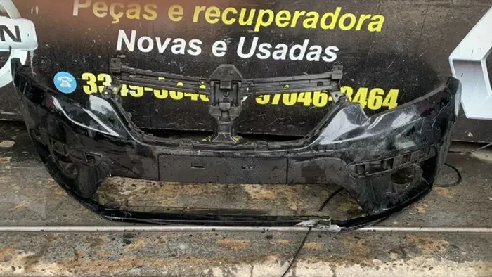 Parachoque Dianteiro Renault Sandero Logan 2023 Preto (Recuperado)