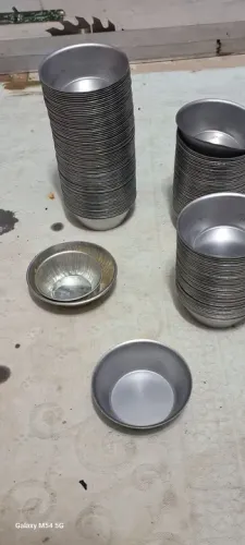 Conjunto de Formas para Doces e empadas Novo inox  10 unidades 