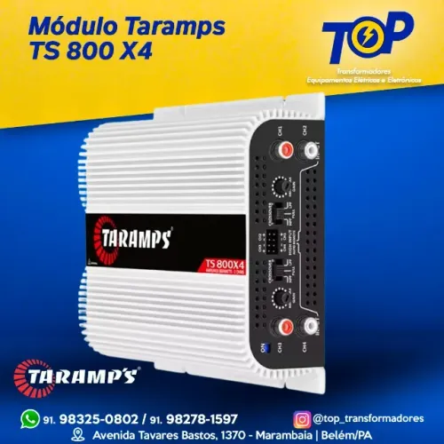 Módulo Taramps Ts 800 rms 4 canais