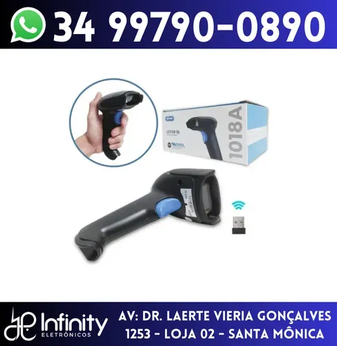 Leitor de Código de Barras Sem Fio Knup