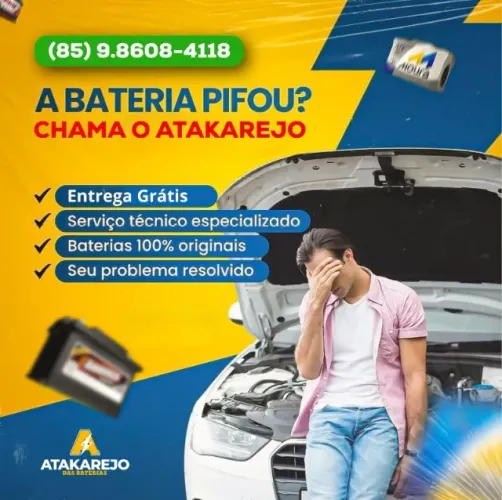 Baterias para Seu Carro // Seminovas com Garantia // Por Tempo Limitado