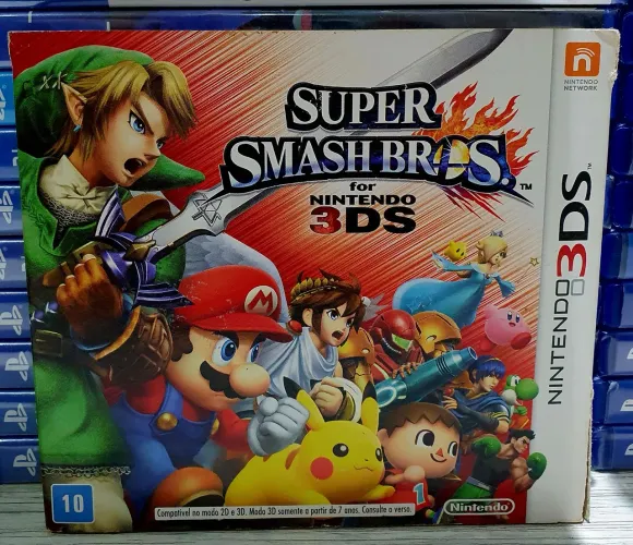 Jogo Nintendo 3DS Super Smash Bros (Com Luva de papelão)