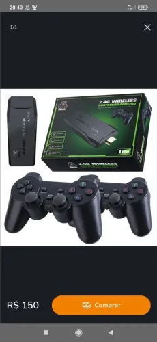 Game Stick Lite 4k. 15 mil jogos 