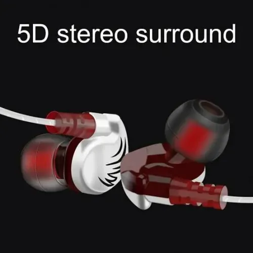 Fone de ouvido 5D stereo surround