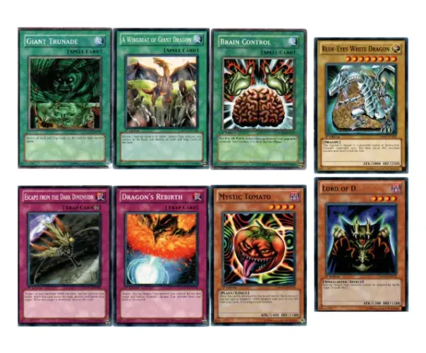 Pacote cartas Yu-Gi-Oh! (original + case incluso em cada carta)