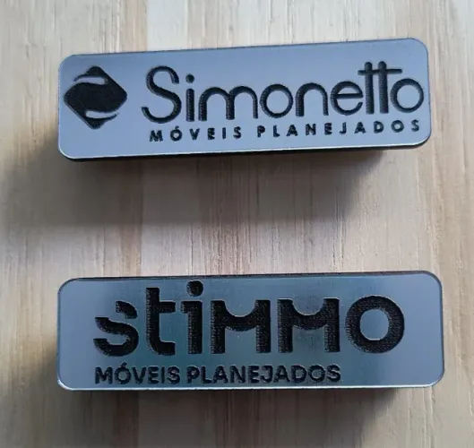2 Botons Personalizados em Acrílico com Imã - ENTREGA GRÁTIS CURITIBA