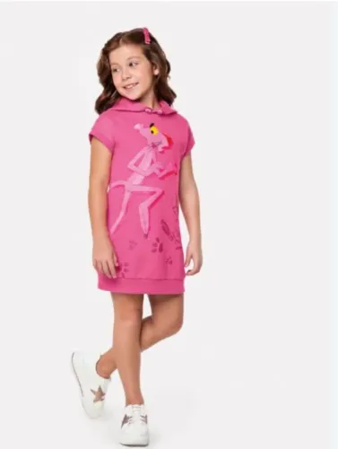 Vestido infantil moletom