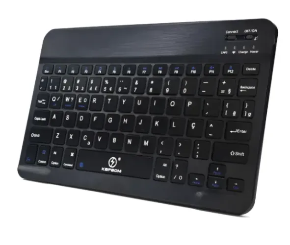 Teclado Office Bluetooth Ultra Fino Abnt2 Membrana Kapbom