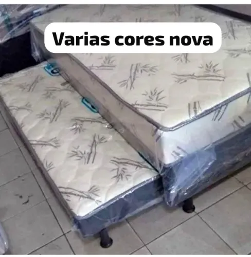 Cama box com auxilia (brinde) 
