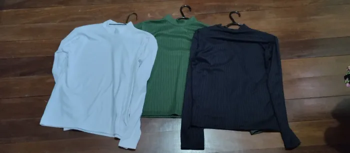 Kit 3 Blusas de frio segunda pele. 