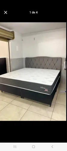Cama Queen Casal com Cabeceira colchão D45