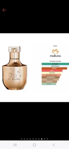 Perfume Una natura