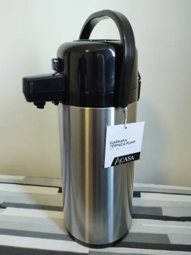 Garrafa térmica de inox 1.9L