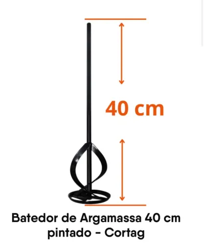 126 Batedor de Argamassa 40 cm - Cortag