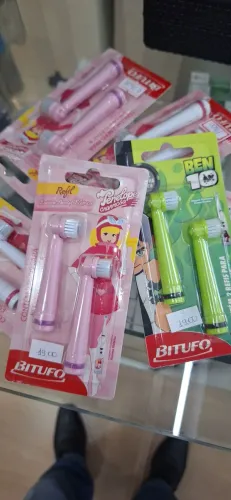Refil Escova Dental Elétrica Infantil - Penelope e Ben 10
