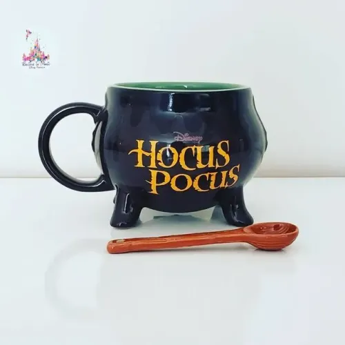 Caneca Hocus Pocus de Cerâmica com Colher